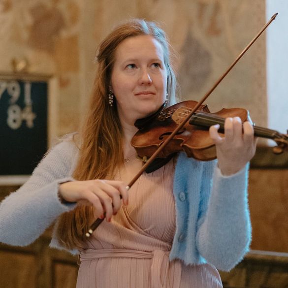 Violinist vid vigsel